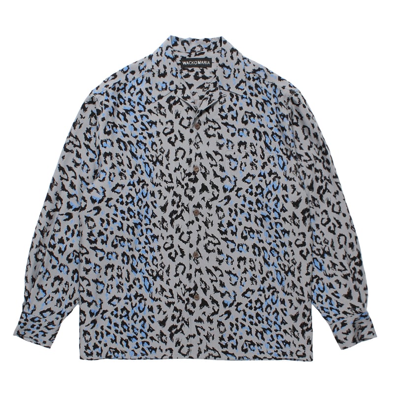 WACKO MARIA ワコマリア LEOPARD OPEN COLLAR SHIRT / G