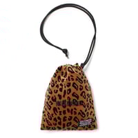 WACKO MARIA ワコマリア LEOPARD SHOULDER POUCH (TYPE-2) / BROWN