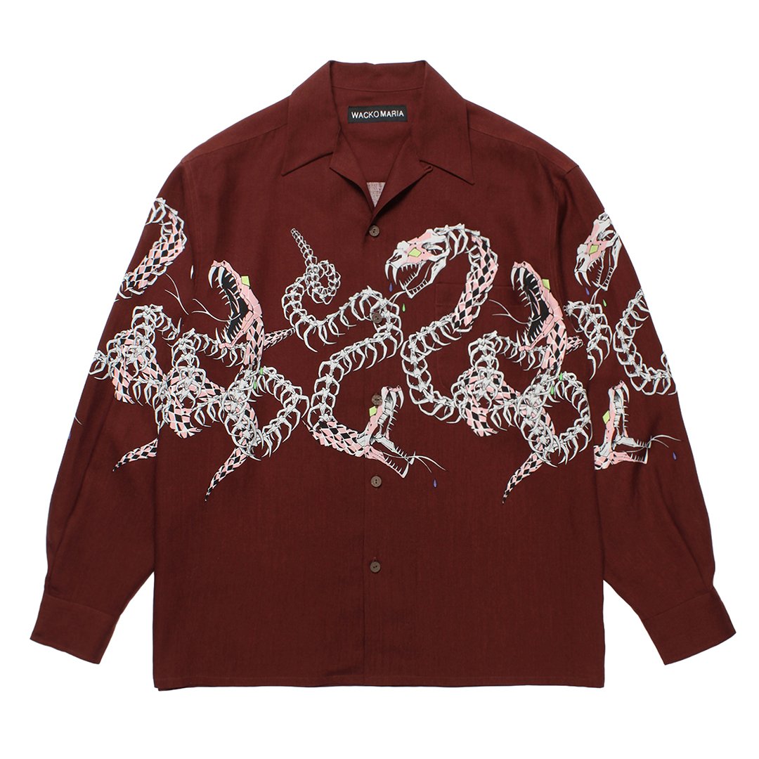 WACKO MARIA ワコマリア HAWAIIAN SHIRT (TYPE-4) / BUR