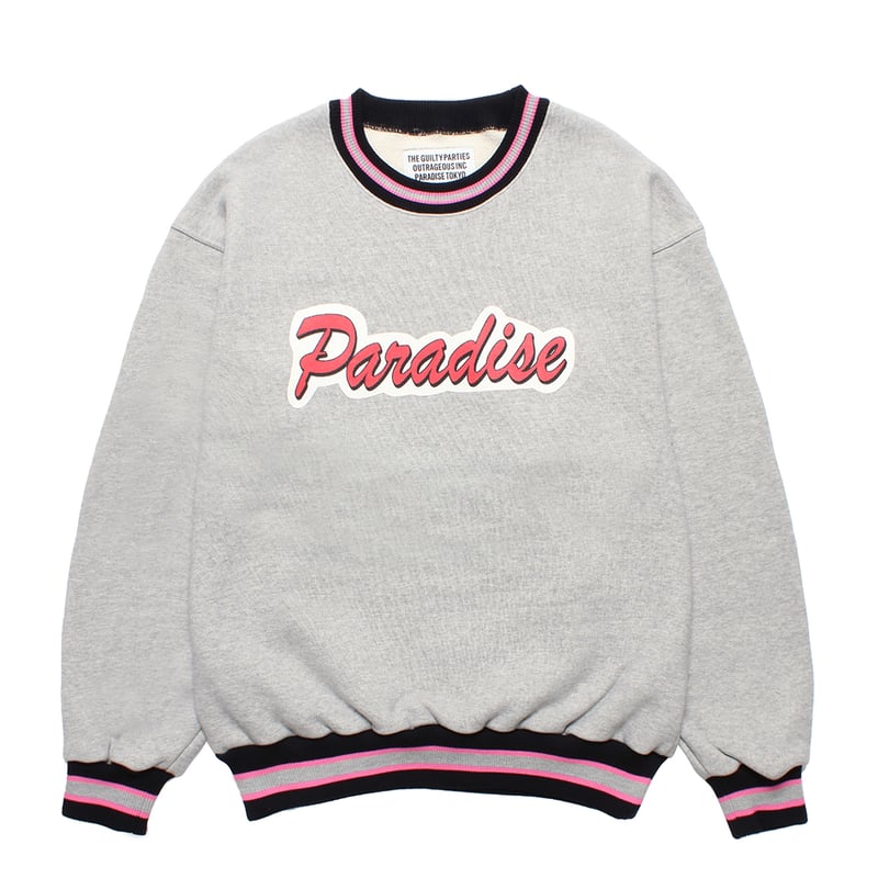 WACKO MARIA ワコマリア MIDDLE WEIGHT SWEAT SHIRT / G