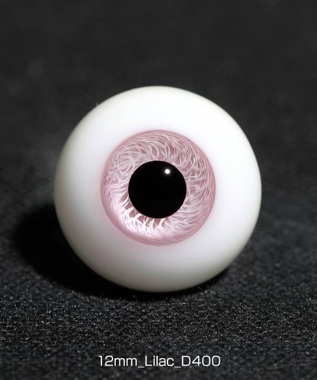 直径12mm_Lilac（ランダムな虹彩_D400）Hand Glass Craft社