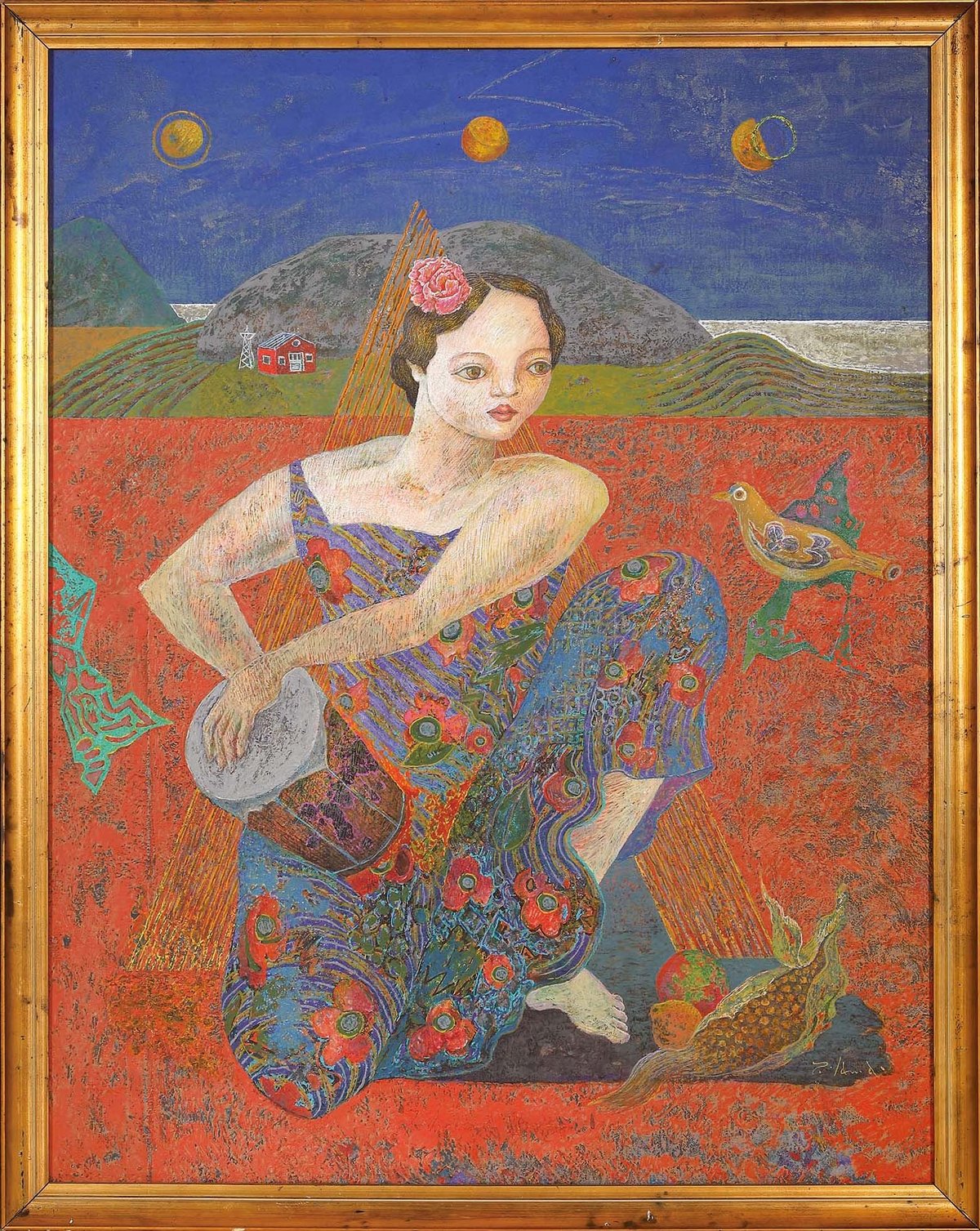 原画】「音のある風景」／山本達郎 作 | 人気クラフト作家作品通販