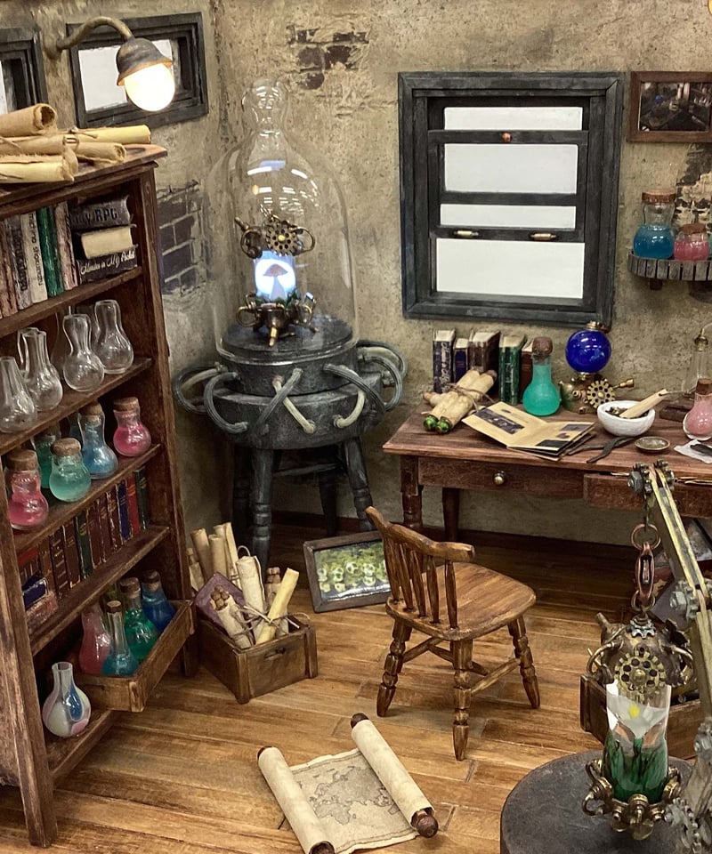 ドールハウス『異世界博士のラボ（mini）』（受注作品）／春木弘