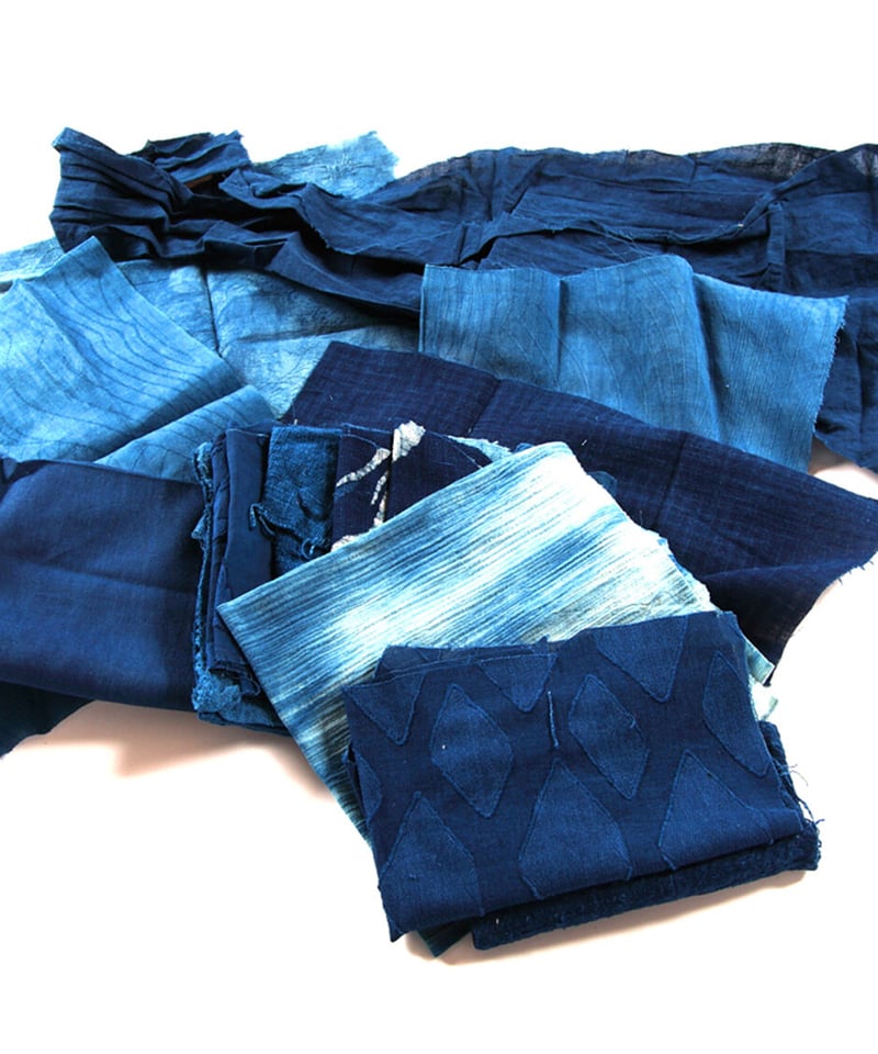 2 本格的 藍染め布 約56x57 藍染め / UZUiRO 公式オンラインショップ