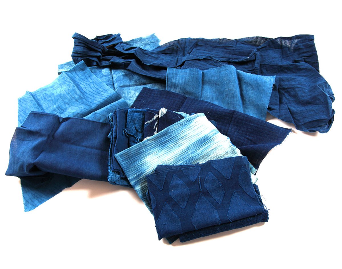徳島本藍染め 端切れ布100g／竹林和美 | 人気クラフト作家作品通販