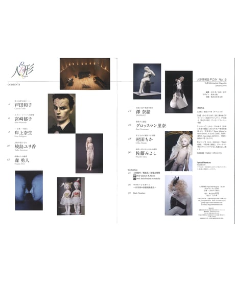 人形情報誌 P.D.N 18号「fine art doll」