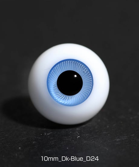 直径10mm_Dk-Blue（均一な虹彩_D24）Hand Glass Craft社