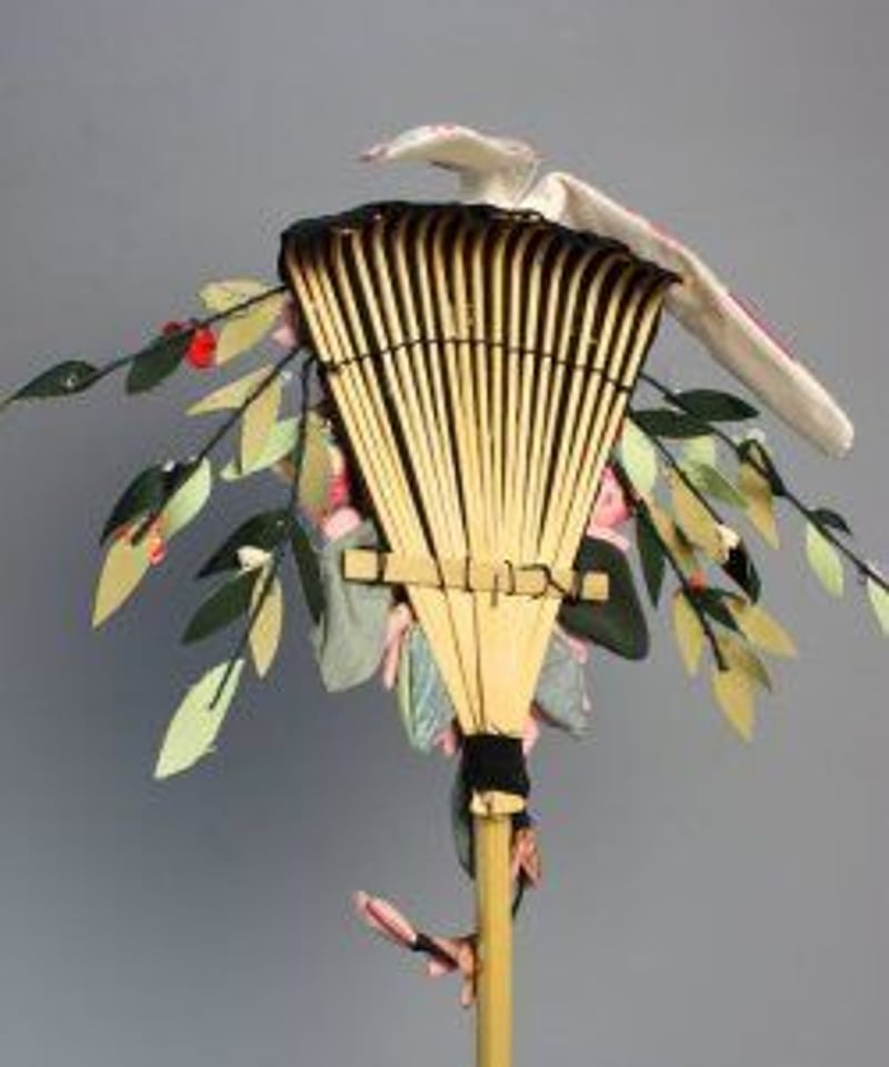 鶴岡美智子様　テディベア　ハンドメイド うさぎの熊手（女の子）／谷口美智子 | 人気クラフト作家作品通販