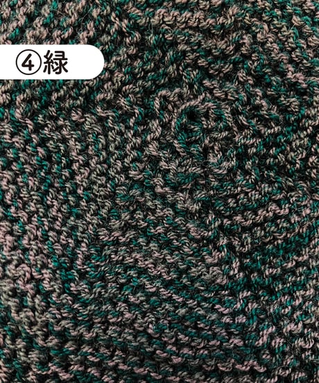 ニットベレー帽（ウール100%）／横田尚子