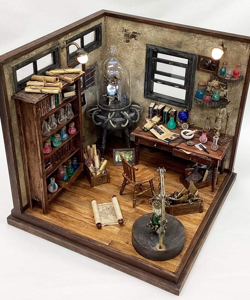 ドールハウス『異世界博士のラボ（mini）』（受注作品）／春木弘