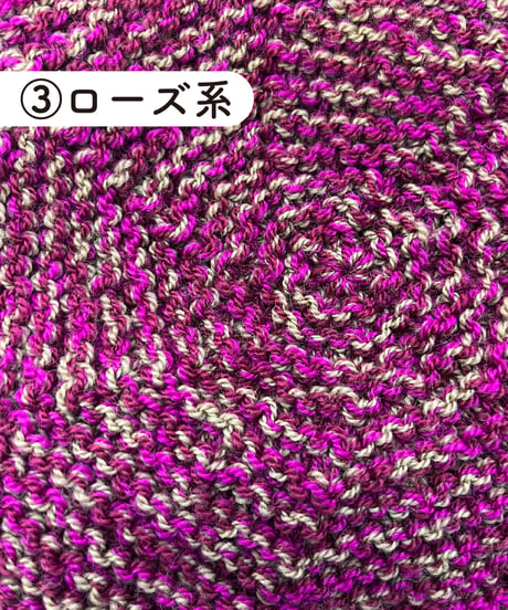ニットベレー帽（ウール100%）／横田尚子