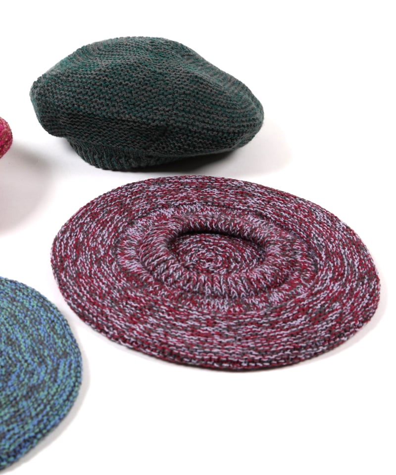 ニットベレー帽（ウール100%）／横田尚子 | 人気クラフト作家作品通販