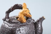 陶彫カエル「鉄瓶（水滴）」／堀口五明笑 | 人気クラフト作家作品通販