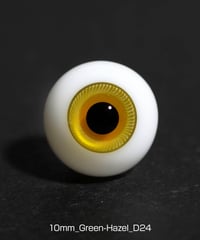 直径10mm_Green-Hazel（均一な虹彩_D24）Hand Glass Craft社