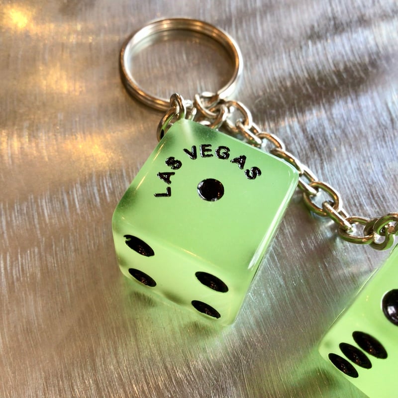 TWIN DICE KEYRING | CROSS LIFE -ONLINE STORE-
