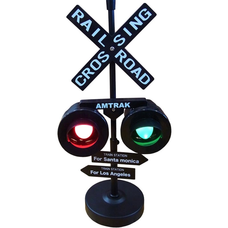 RAILROAD SIGN LAMP SANTA MONICA / LA | CROSS LI