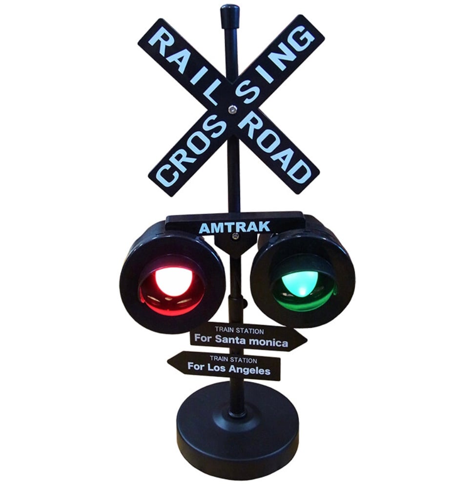 RAILROAD SIGN LAMP SANTA MONICA / LA | CROSS LI