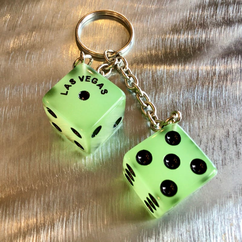TWIN DICE KEYRING | CROSS LIFE -ONLINE STORE-