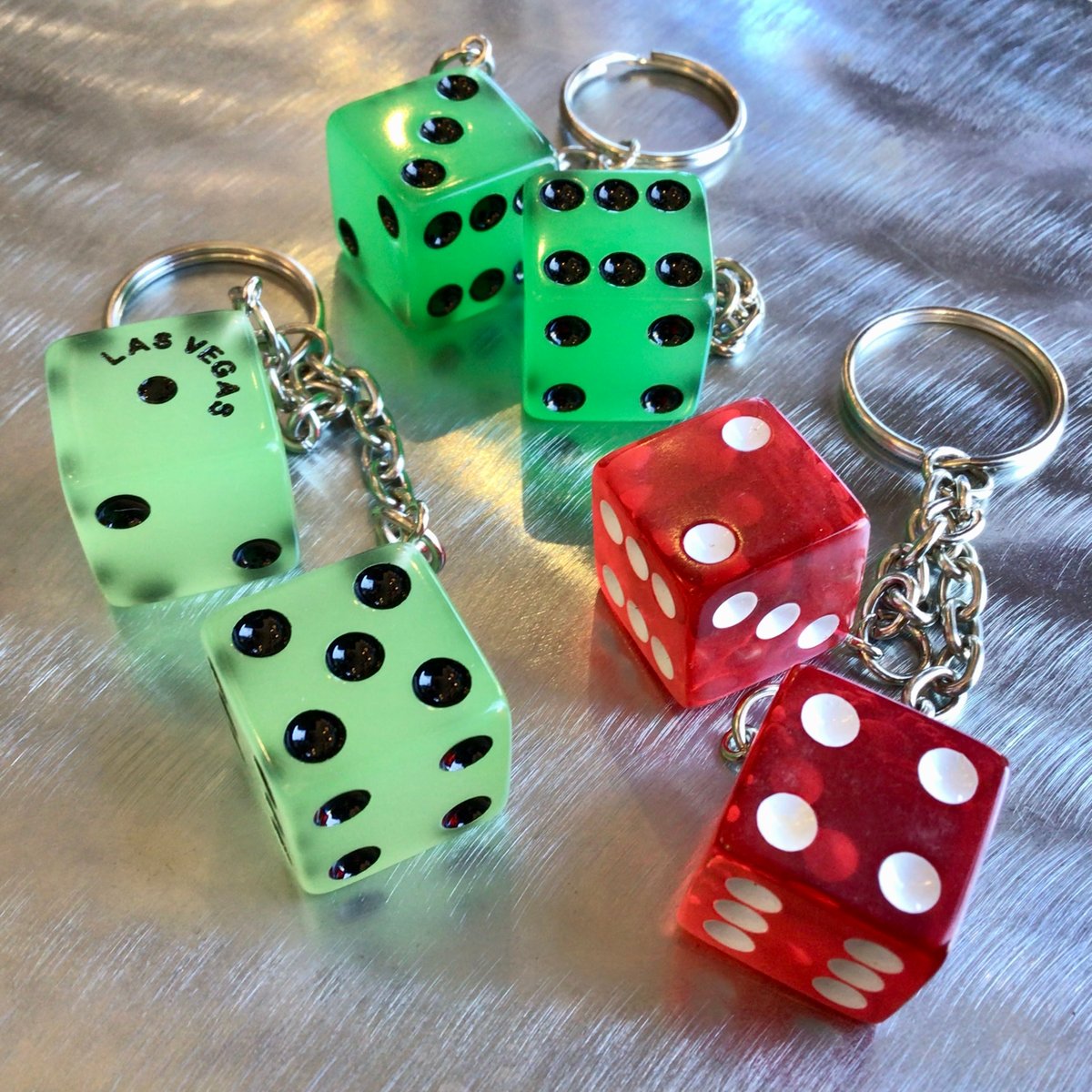 TWIN DICE KEYRING | CROSS LIFE -ONLINE STORE-