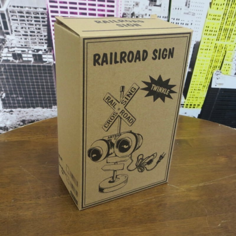 ameria　小さな滑車のランプ RAILROAD SIGN LAMP SANTA MONICA / LA | CROSS LI