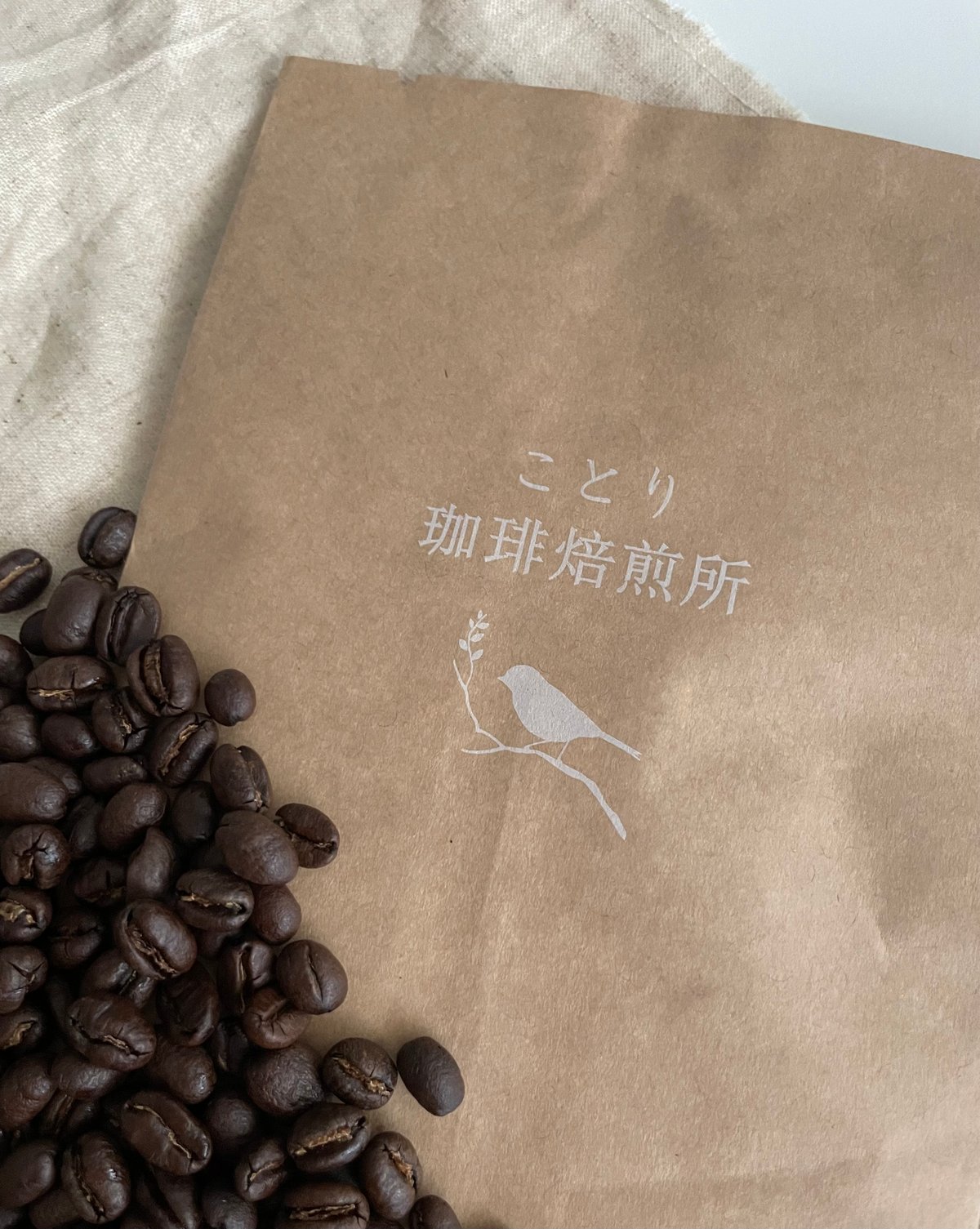【Coffee】ことりのはじめておへや ことりブレンド (焙煎豆) お試し100g | ことり珈琲焙煎所