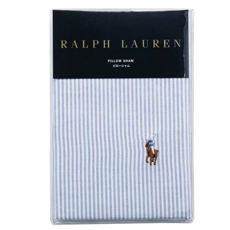 【RALPH LAUREN】ラルフローレン 枕カバー 50x70cm オックスフォード ストライプ