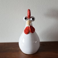 陶器 置物 Gallina grande｜にわとり｜陶器の置物｜オブジェ｜26cm