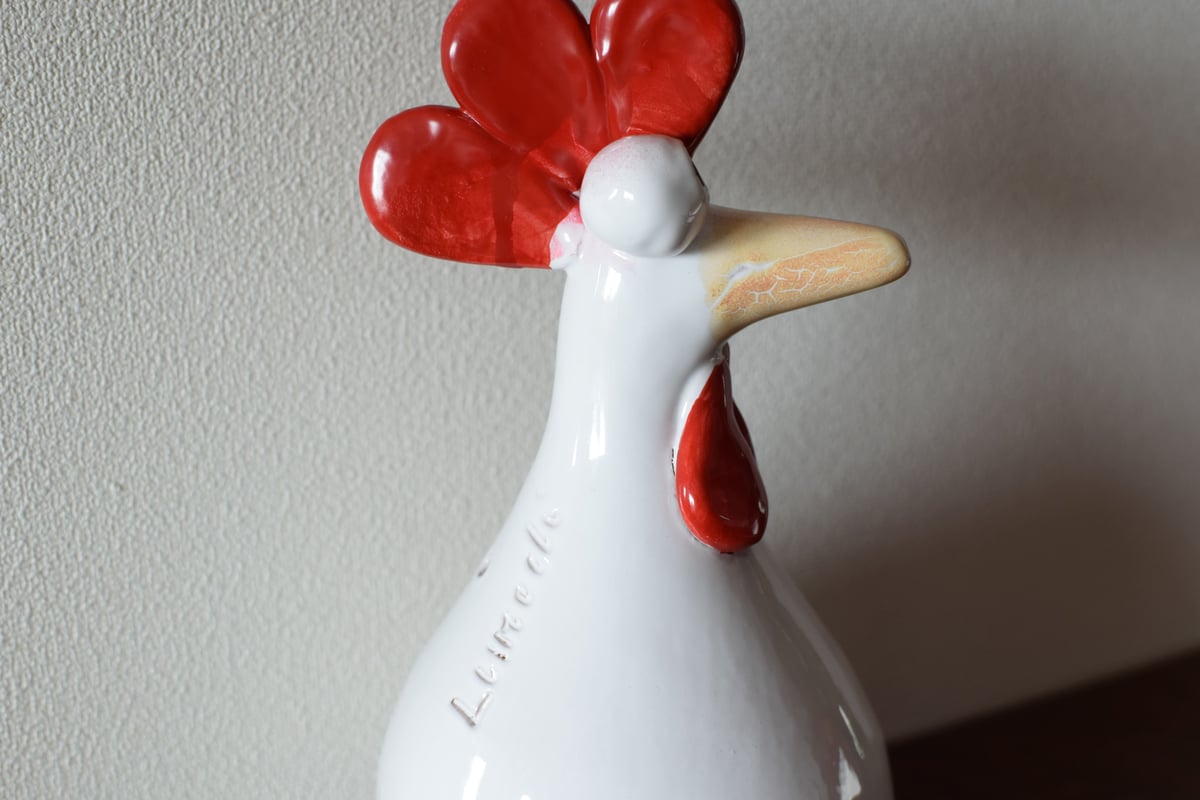 Gallina grande｜にわとり｜陶器の置物｜オブジェ｜26cm | SARDEGNA