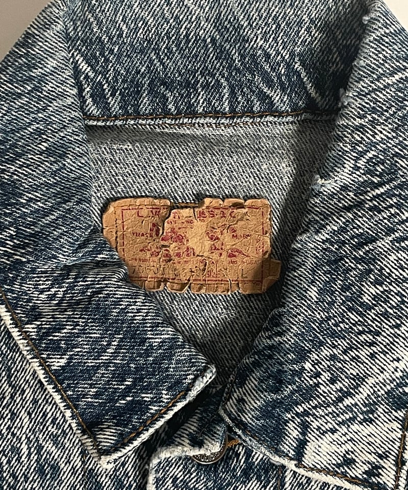 80s Levi's 70507-0510 chemical wash denim jacke 80s Levi's 70507-0510 chemical wash denim jacke