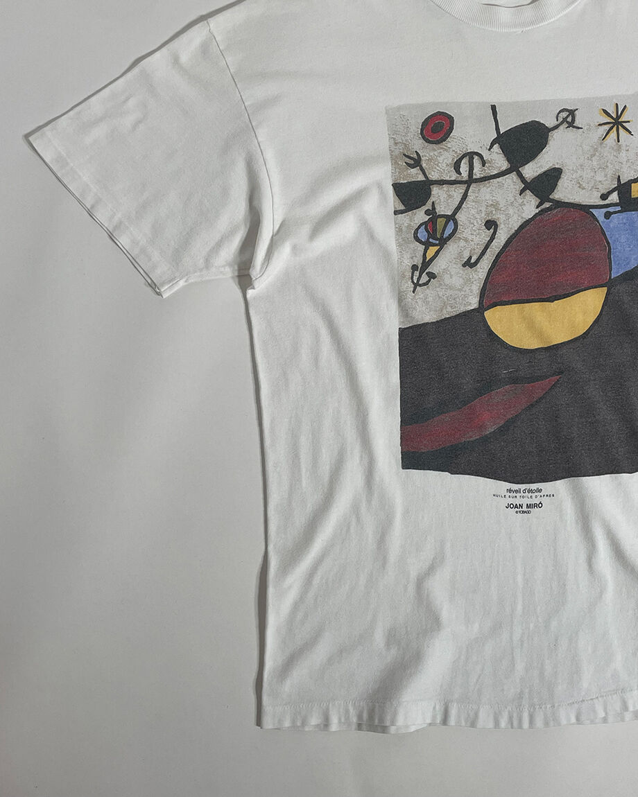 90s JOAN MIRO art t-shirt | PENSE