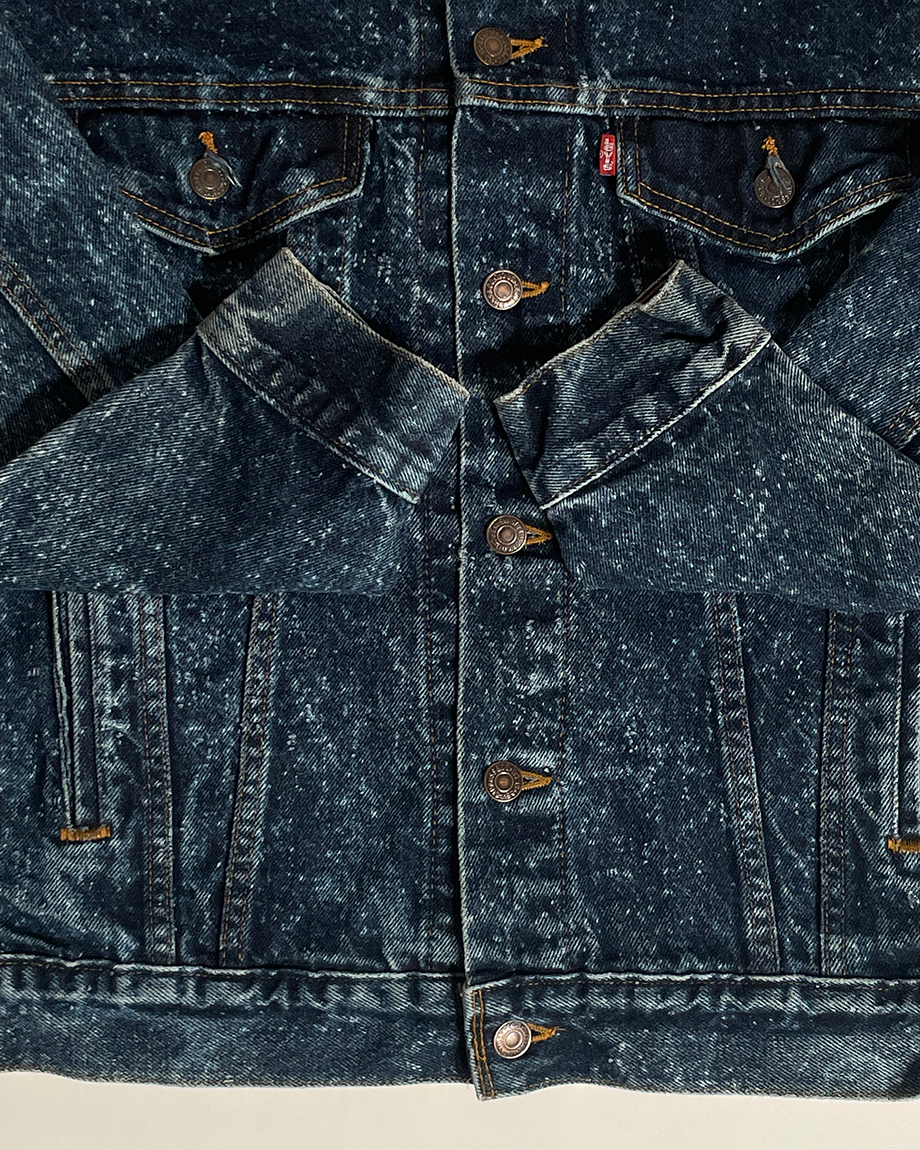 80s Levi's 70507-0229 galactic wash denim jacket