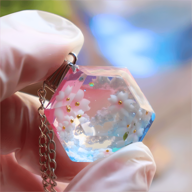 もうひとつの小さなソラ−暖かな空（桜）−』 ネックレス | 蒼空屋