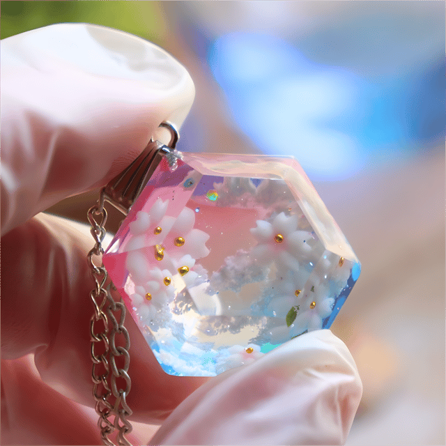 もうひとつの小さなソラ−暖かな空（桜）−』 ネックレス | 蒼空屋