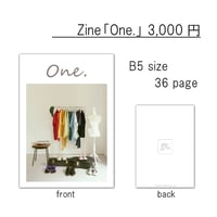 Zine「One.」