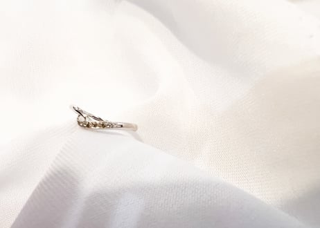 K18WG Simple is best DiamondRing!やはり定番でしょ！