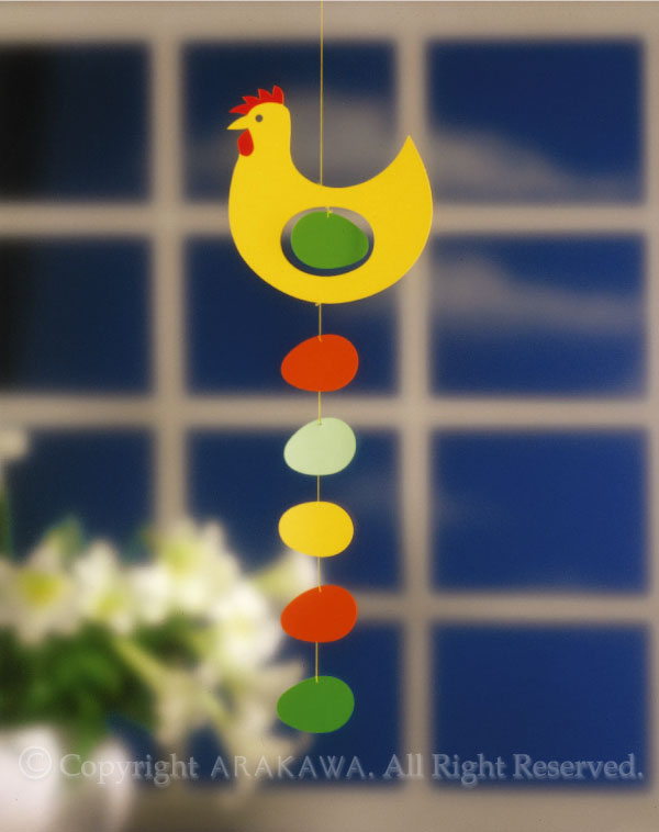 Flensted Mobiles(フレンステッド・モビール) Prize Hen Blue.P