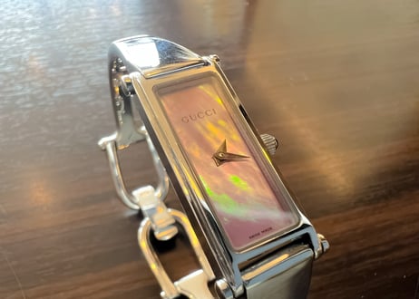 USED GUCCI 1500L 中古整備済みグッチ腕時計(ムーブメント新品)