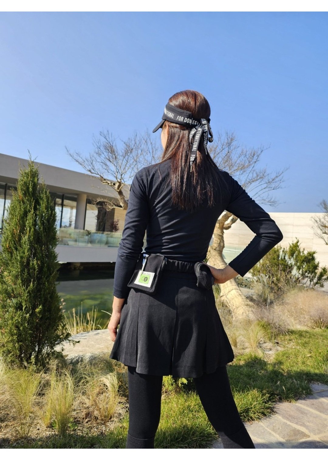 NBB WEEKEND✩Nバックルベルト付きスカート ゴルフウェア NBB WEEKEND✩Nバックルベルト付きスカート ゴルフウェア