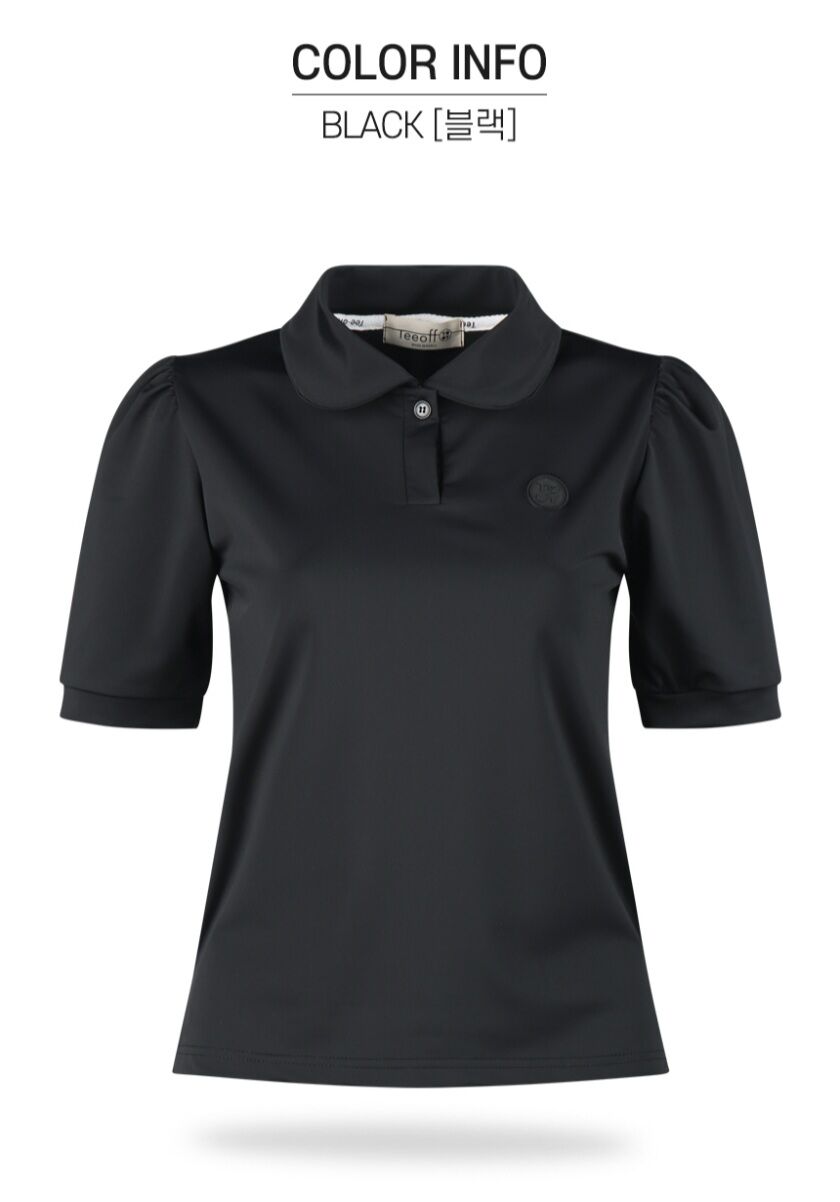 Ely.C 19 ゴルフシャツ レディース 黒 le coq sportif GOLF（ルコック