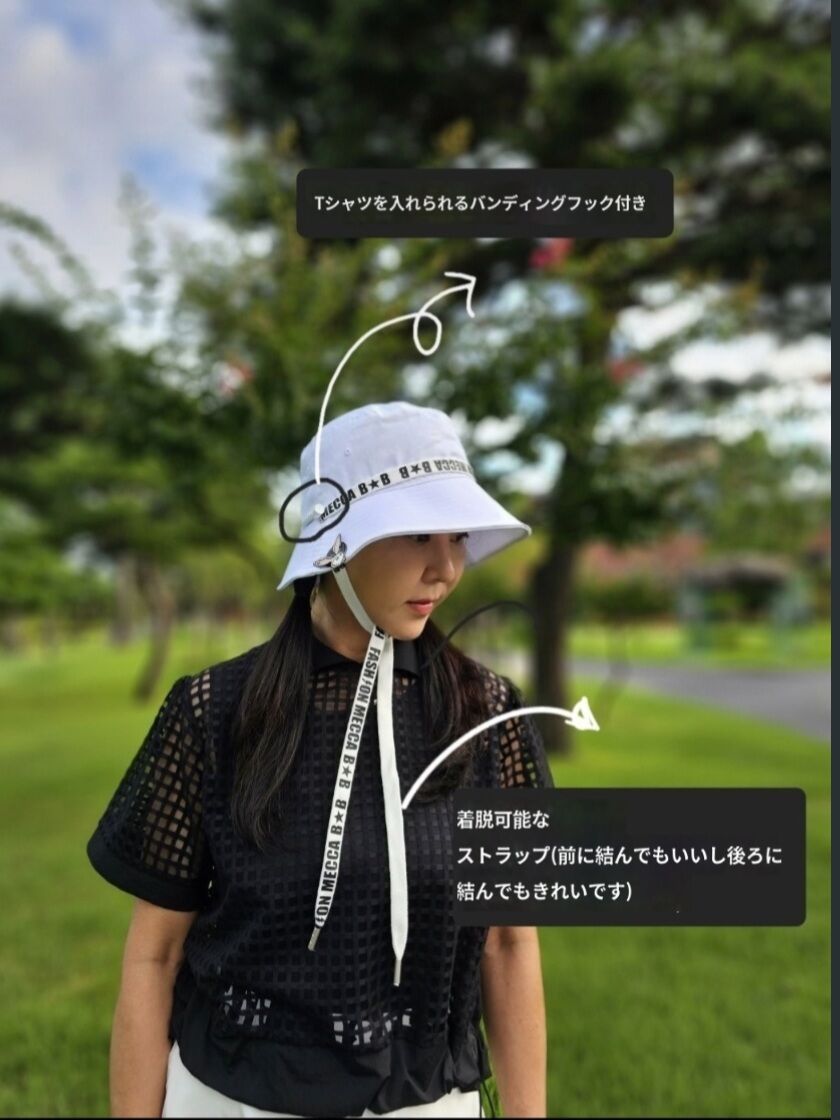 G/FORE ジーフォア ゴルフ レディース帽子バケットハット 2色