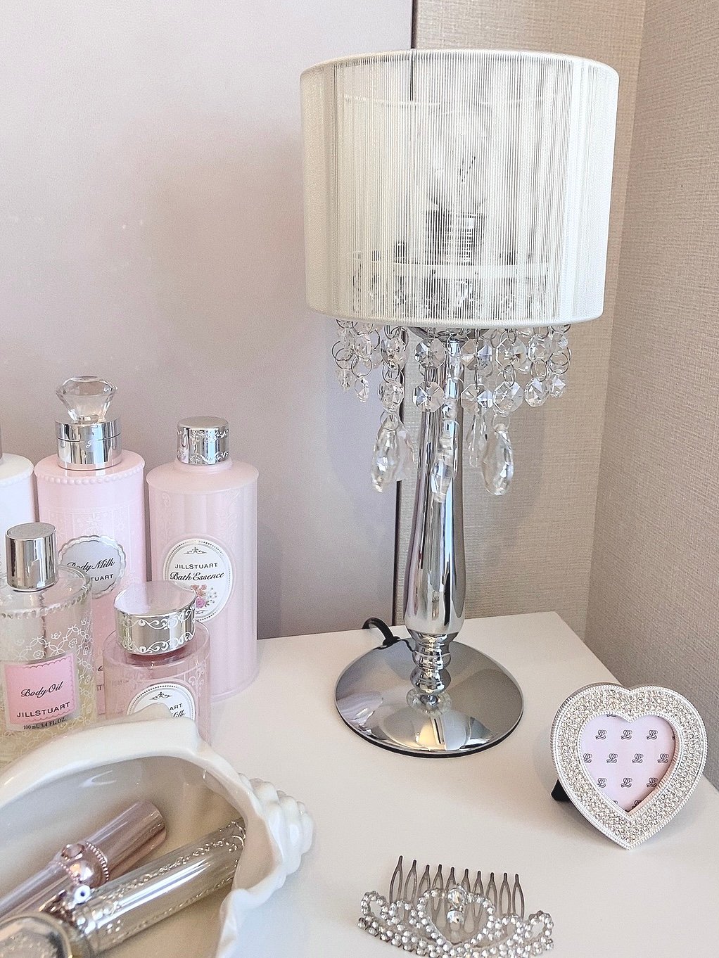 ルドファンLe Dauphin スタイルフランスクリスタルテーブルランプ