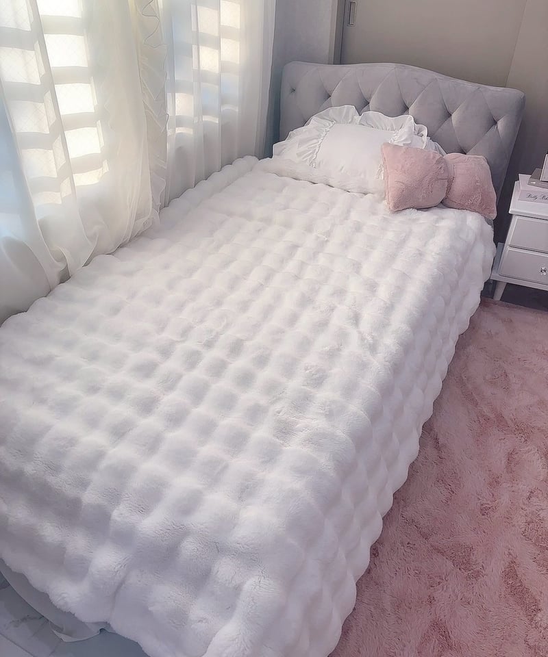 ぽこぽこラビットブランケット | LARME de LAPIN（ラルムドラパン）