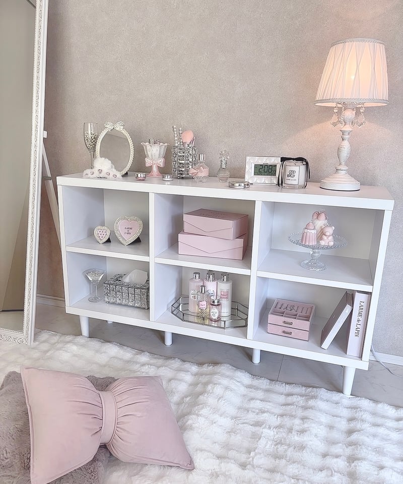 送料無料】ホワイトディスプレイシェルフ | LARME de LAPIN