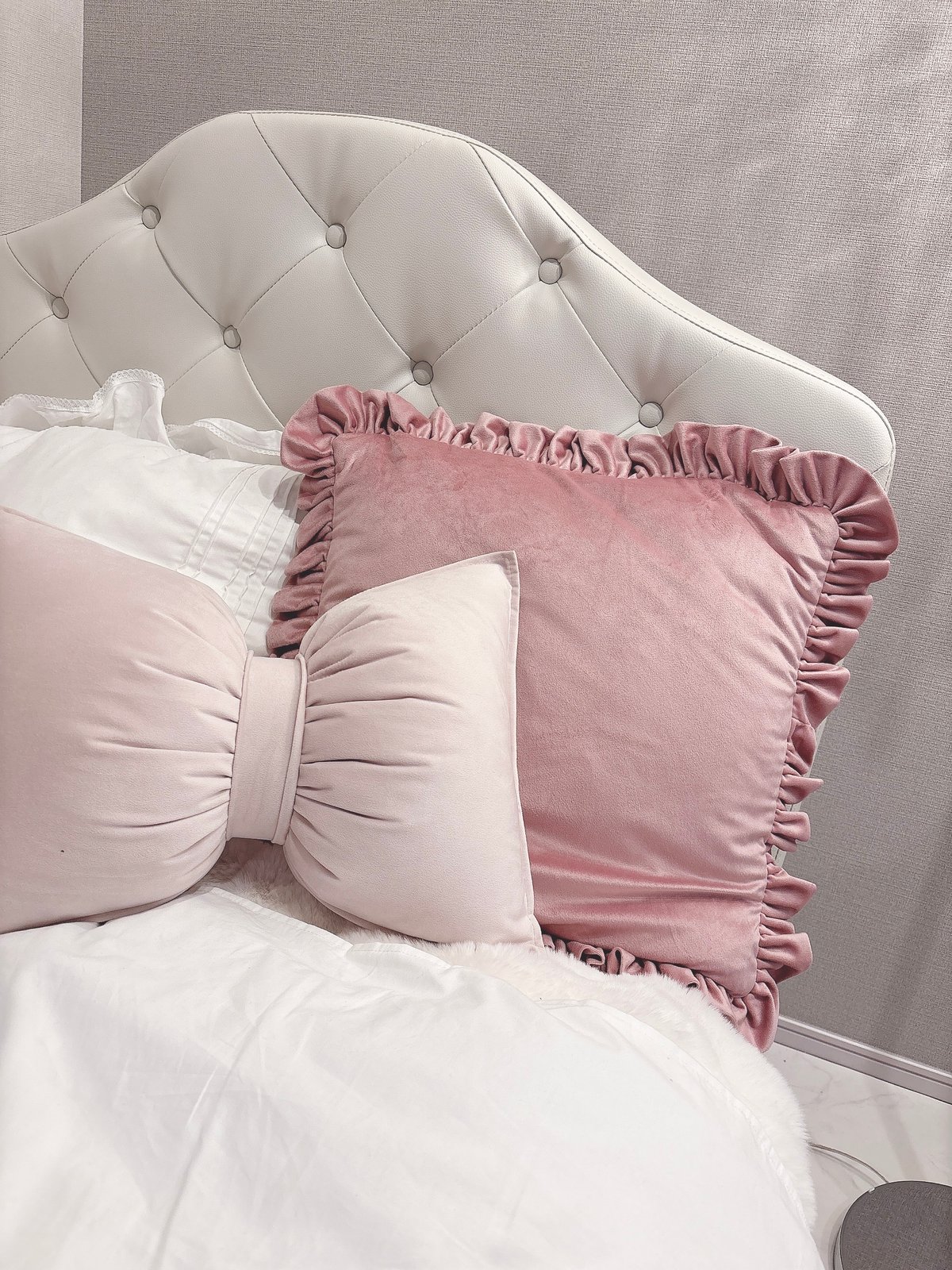 ゆめlove様ご確認ページ♡フリルクッションカバー　ハンドメイド ゆめlove様ご確認ページ♡フリルクッションカバー ハンドメイド ゆめ