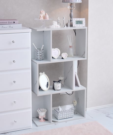 larmedelapinキルティングベルベットスツール グレー LARME de LAPIN