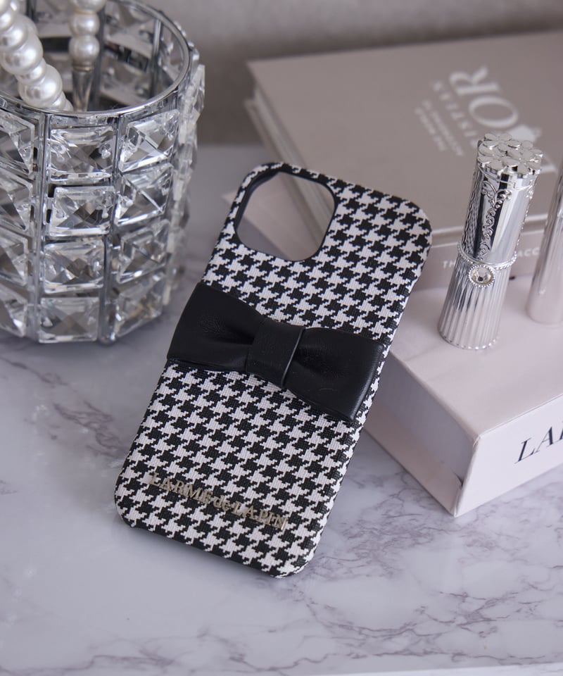 千鳥柄リボンiphoneケース | LARME de LAPIN（ラルムドラパン）