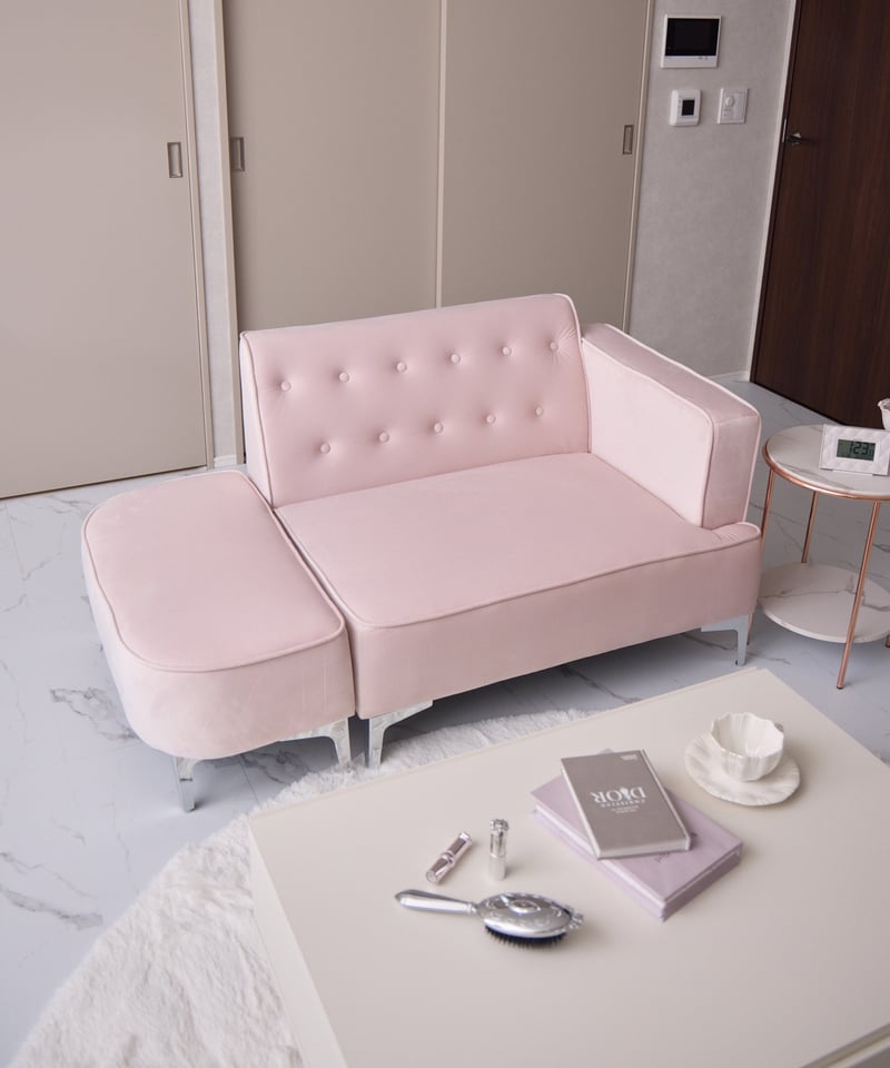 ベルベットボタンカウチソファ | LARME de LAPIN（ラルムドラパン）