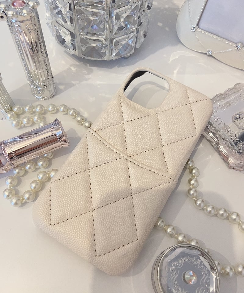 キルティングレザーiPhoneケース | LARME de LAPIN（ラルムドラパン）