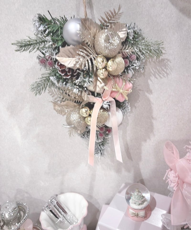 クリスマスリボンスワッグ | LARME de LAPIN（ラルムドラパン）