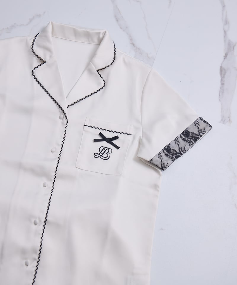 GQ1346◇Reminiscence : ヴィンテージ ロゴ刺繍 サテン GQ1346◇Reminiscence : ヴィンテージ ロゴ刺繍 サテン GQ1346